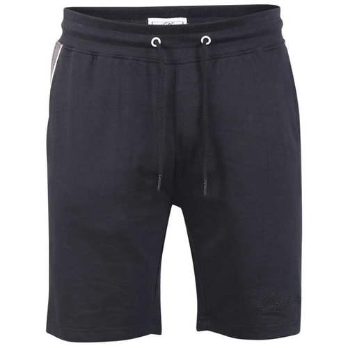 D555 Andover Couture Jogger-Shorts mit elastischem Bund Schwarz/Anthrazit meliert